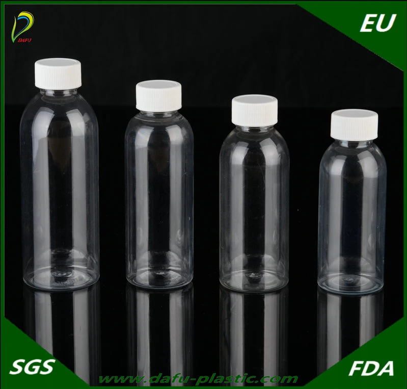 عبوة زجاجات دواء الحيوانات الأليفة زجاجة سائل بلاستيكية مع غطاء