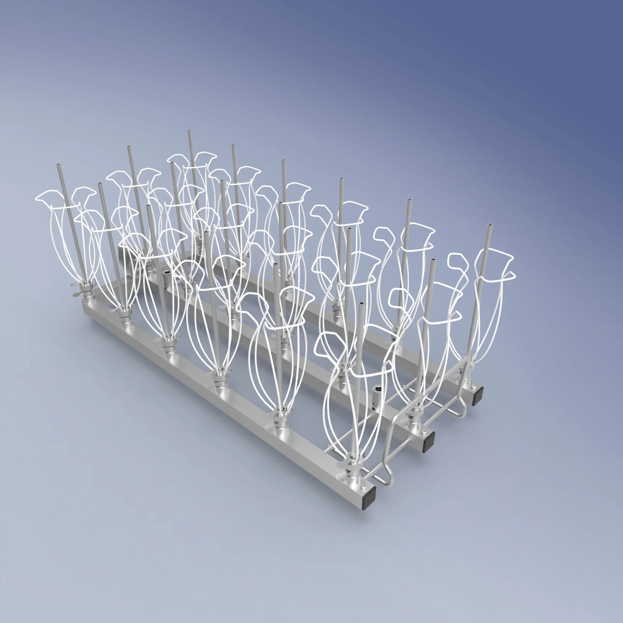 21-Position Syringe Cleaning Module for Cleaning All Types of Laboratory Glassware