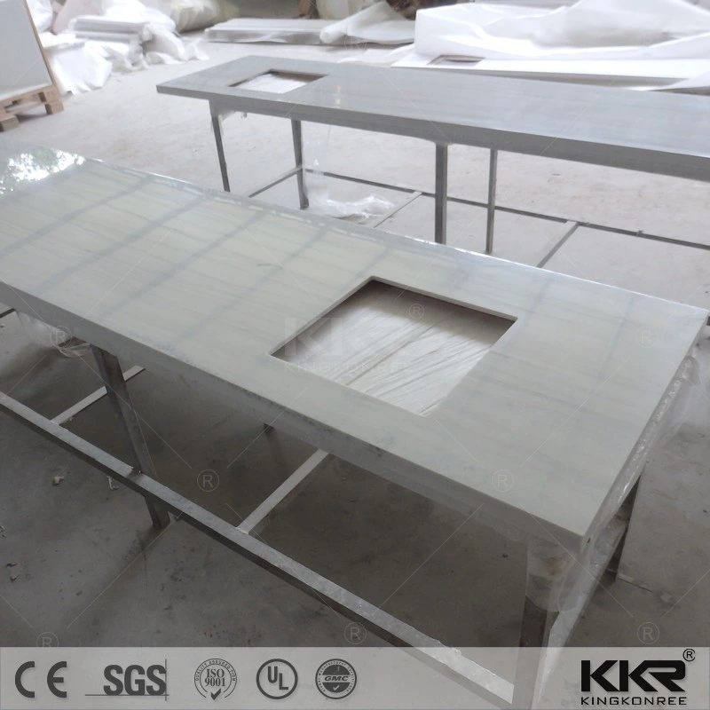 Custom Engineered Quartz Stone Kitchen Countertop