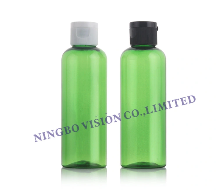 Plastic Bottles, Amber Pet Cosmo Rounds with Black Ribbed Fine Mist Sprayers