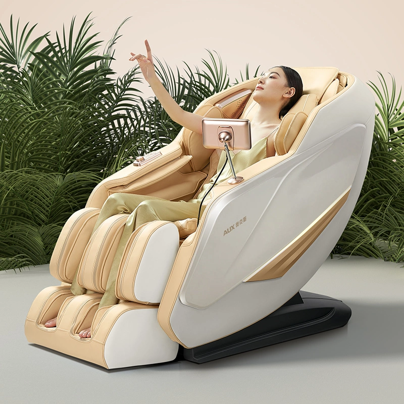 Cadeira reclinável com massagem OEM ODM Luxury 4D Zero Gravity Shiatsu Cadeira de massagem Amazon Best Selling poltrona SL Shape preço 2022