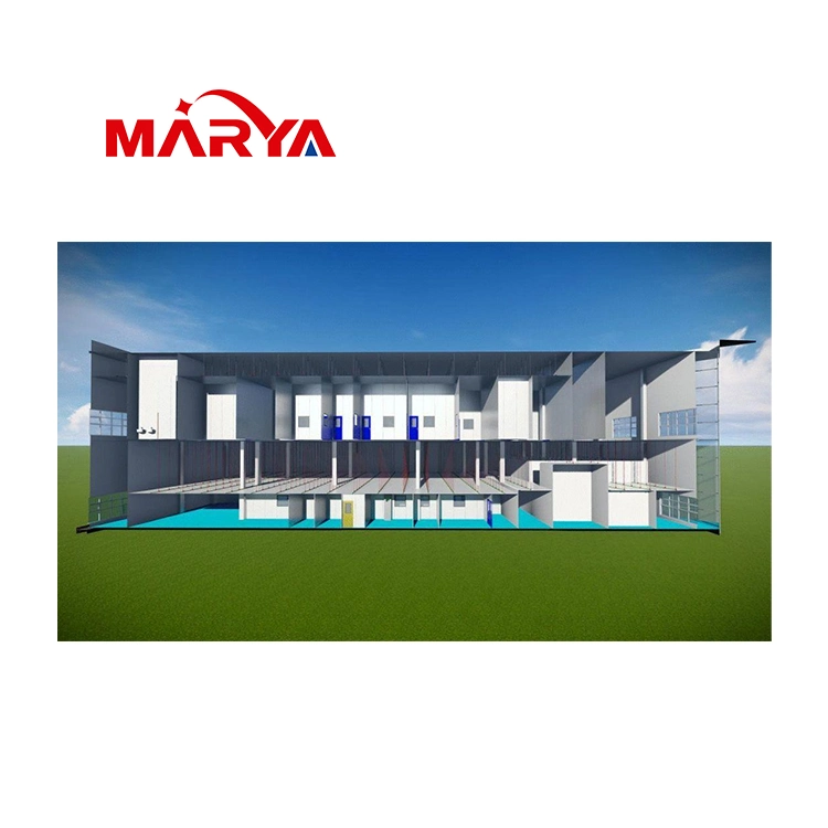 Shanghai Marya Pharmaceutical Industries Cleanroom Turnkey Project with HVAC System