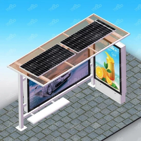 OEM Stainless Steel Solar Bus Shelter Canopy