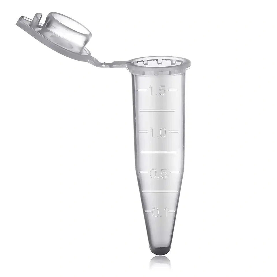 Clear Cryogenic Vial Conical Lab Medical Micro Centrifuge Tube Without Cap