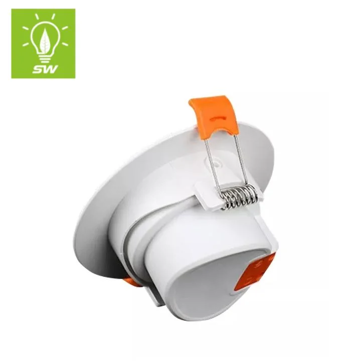 Downlight LED LED Spot CCT inteligente empotrables de techo regulable de 7W luz Plafond Ronda 220V 110V de cambio de color RGB Bombilla de luz hacia abajo de la luz de la pista