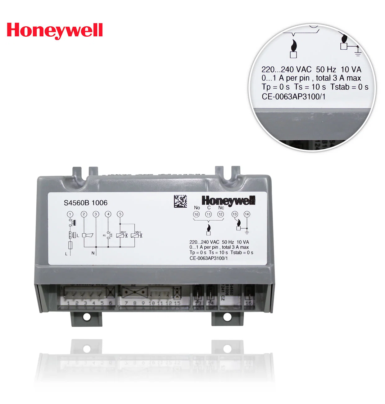 Honeywell suministrados de fábrica Contacto Módulo de controlador S 4560 a 1008 Contacto Accesorios Quemador de motherboard, Original y auténtico