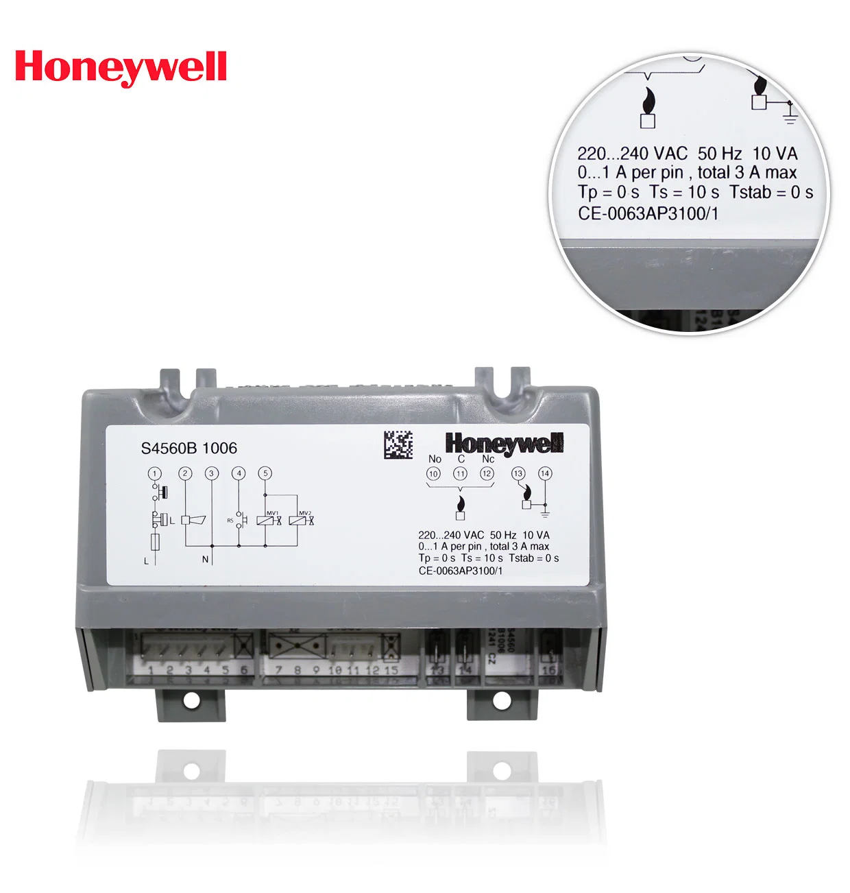 Werkseitig mitgeliefertes Honeywell Zündsteuermodul S 4560 A 1008 Zündbrenner-Zubehör, Original und Original