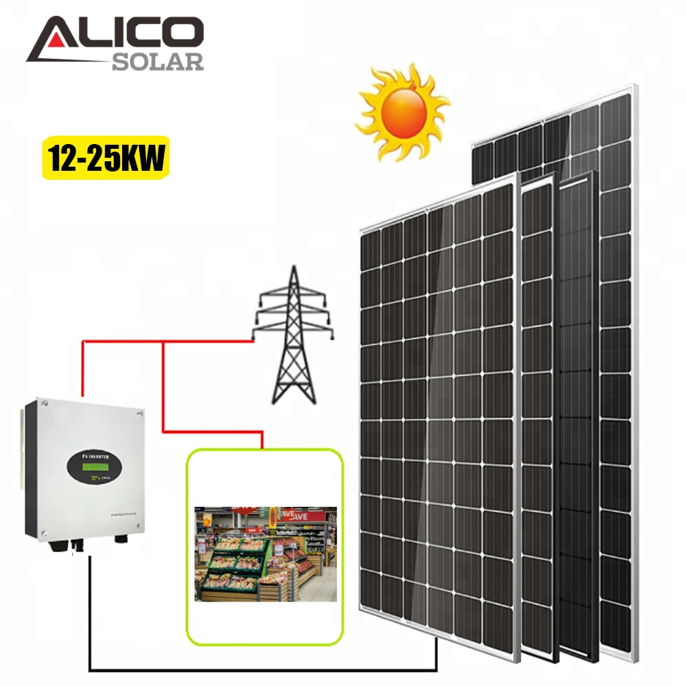 10КВТ PV Power on-Grid солнечной энергии фотоэлектрических систем с помощью комплекта изоляции солнечная панель переключателей
