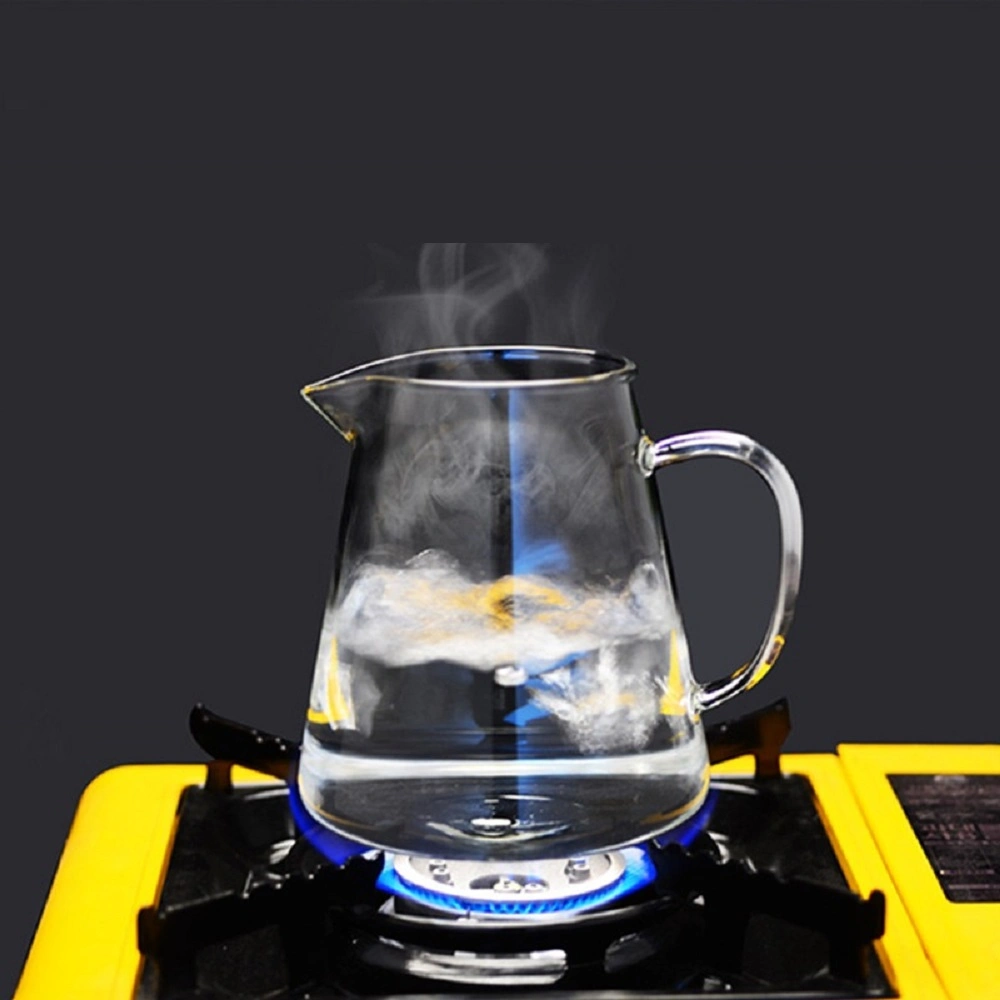 Safe Borosilicate Glass Tea Pot Loose Leaf Tea with Removable Infuser and Cups Scratch Resistant Microwave Safe Wbb18205