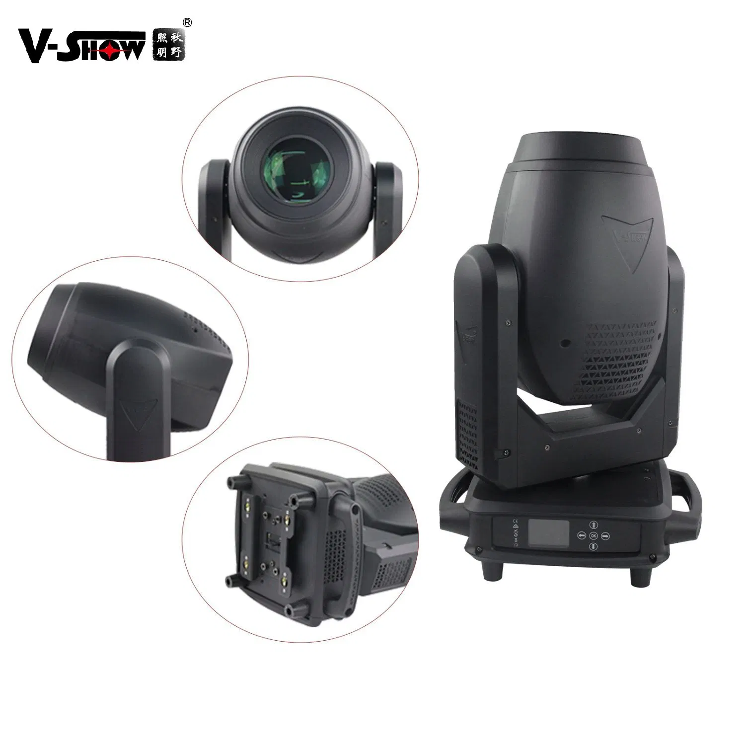 V-Show S716 3-in-1 Hybrid LED Moving Head Light DJ