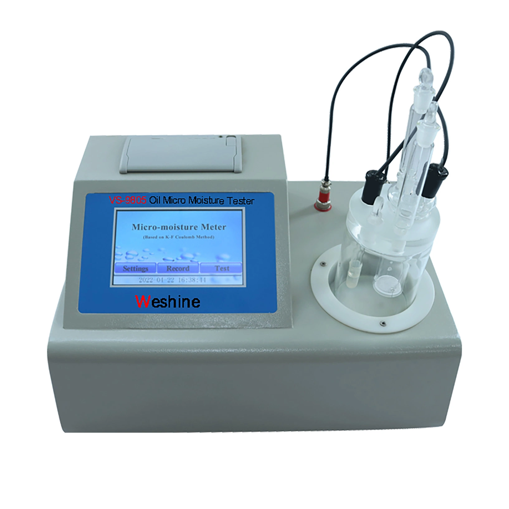 Analisador de traço automático de Karl Fischer determinação de teor de umidade tester analisador de água no óleo de transformadores