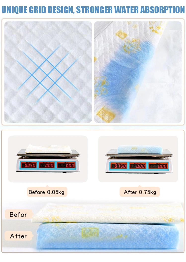 Personal Care High Absorbent Blue Film Hospital Medical Disposable Pad Adult Underpad Manufacturer