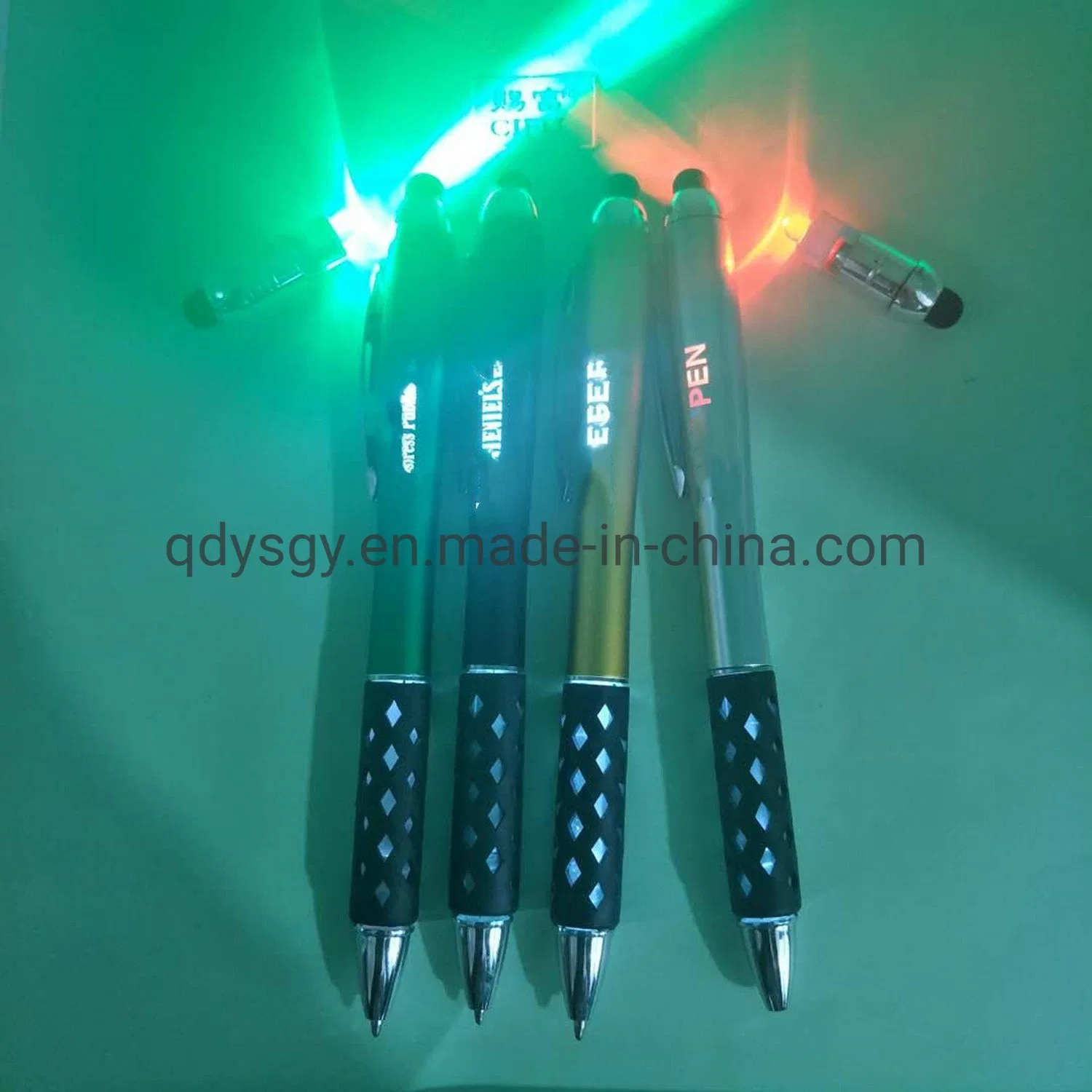 Office Supply Stylus LED Light Ball Pen Ballpoint Pen