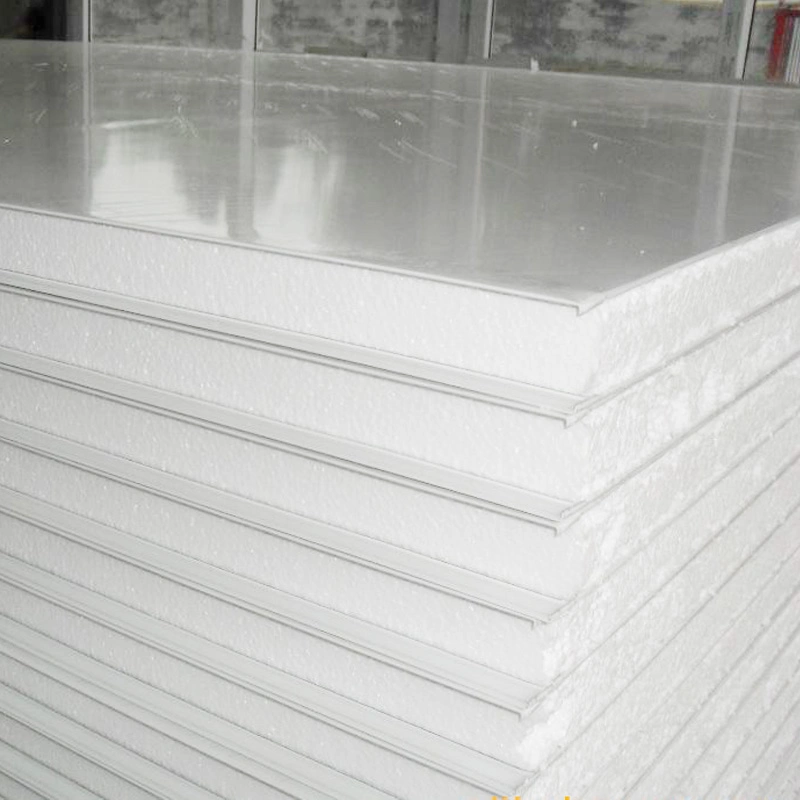 EPS/PU/Rockwool Sandwich Panel for Light Weight Building Material Used to Internal Partition