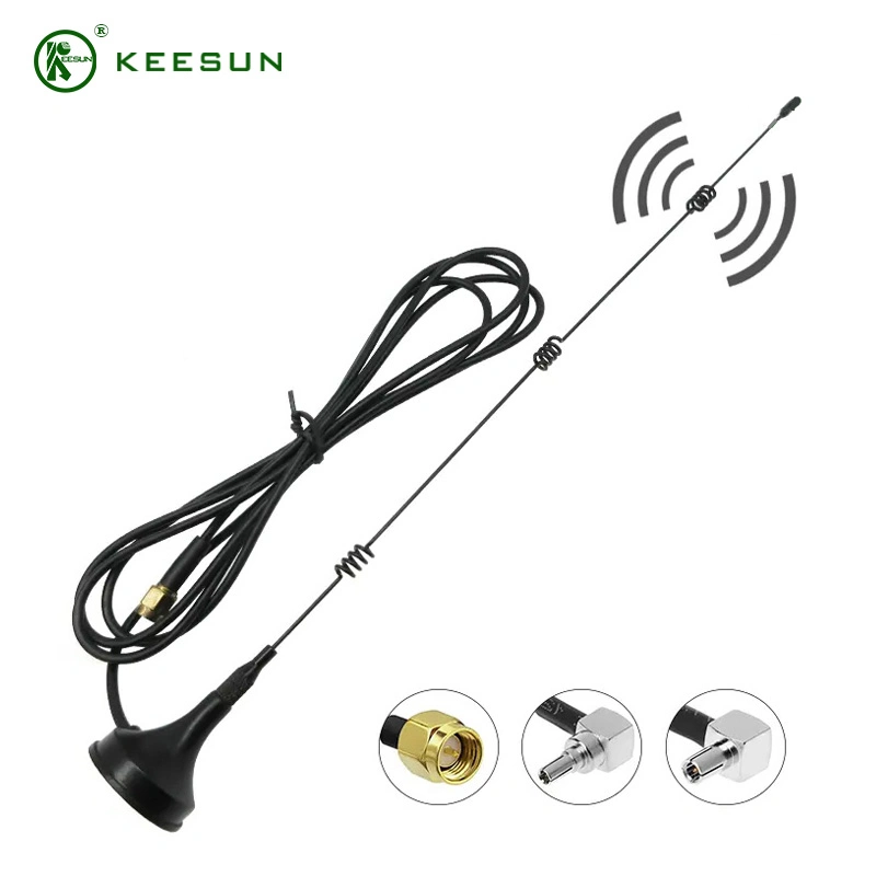 Magnet Base Whip 900-1800MHz SMA Rod Antenna for Car Vehicle Signal Booster