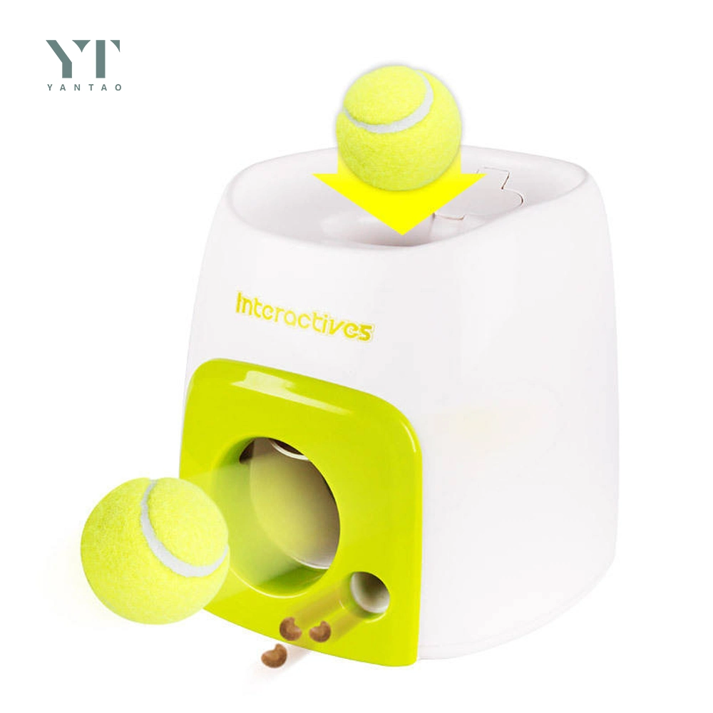 Großhandel/Lieferant Amazon Hot Selling Automatische Tennis Ball Launcher Hund Spielzeug Interaktive Hundekugel Werfer Haustier Spielzeug Verteilung Belohnung Maschine