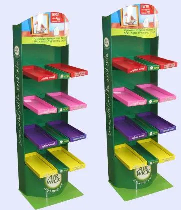 Almacenamiento de Exposiciones Supermarket Store Venta de vinos Pegboard Floor Display Stand Estante de la pantalla