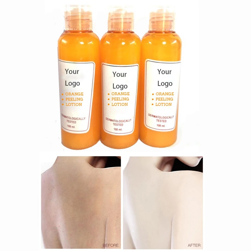 Most Effective Orange Peeling Lotion for Black Skin Whitening