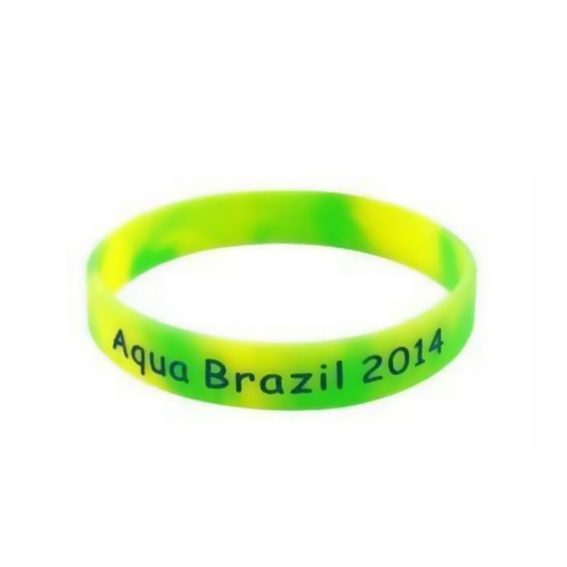 Hot Selling personalidade publicidade presentes Cool soft texto logotipo personalizado Pulseira em silicone