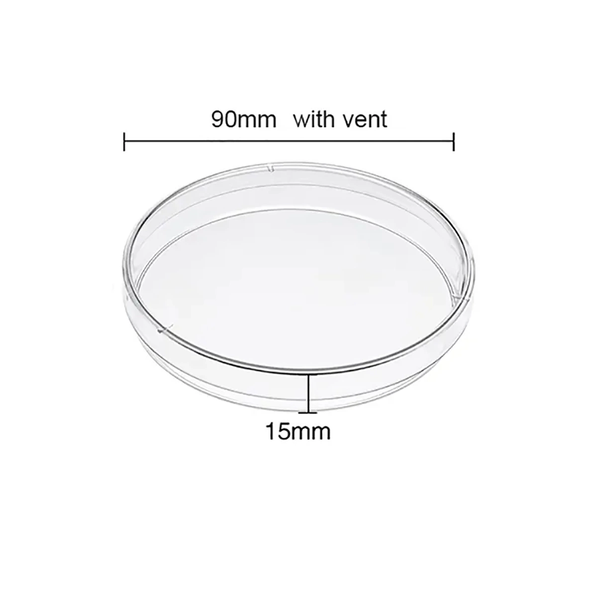 Plastic PS Laboratory Disposable 35mm 90mm 100mm 120mm 150mm Culture Plate Petri Dish for Cell Culture