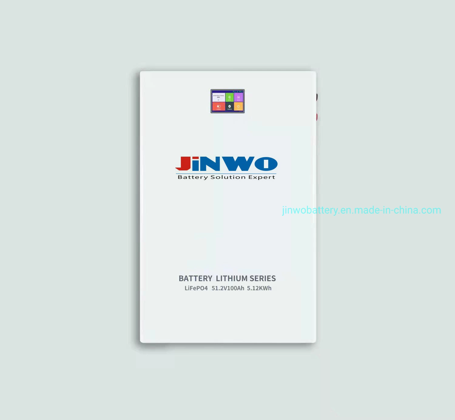 Jinwo 51,2V 200Ah batería principal de almacenamiento de energía de suministro de energía de respaldo Sistema de almacenamiento de la batería de litio 51,2V 150Ah 100Ah