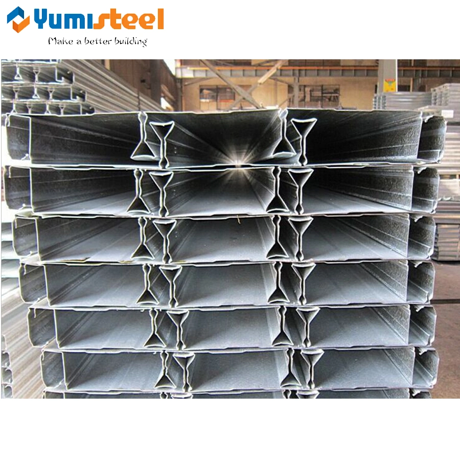 555 High Strength Galvanized and Waved Closed Type Floor Decking Sheet