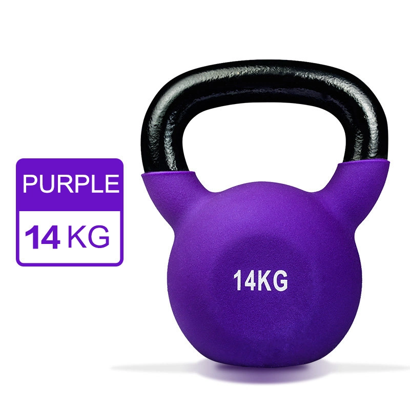 Cruce de neopreno de hierro fundido de color Kettlebells para negocio en línea