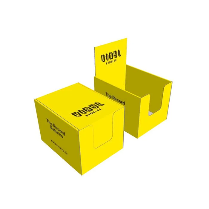 Custom Printed Corrugated Cardboard Counter Display Boxes for Retail Store