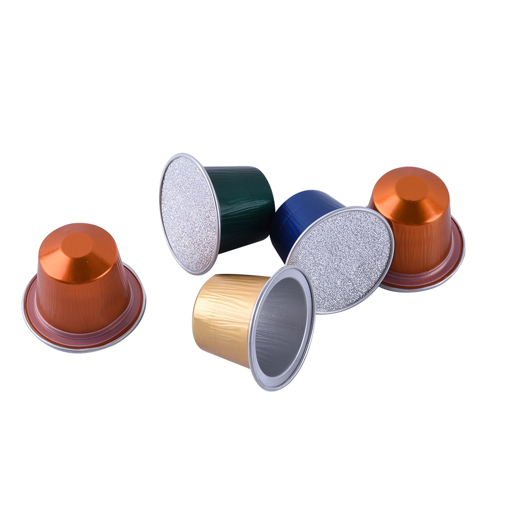 37mm Nespresso Hot Selling Aluminum Disposable Coffee Capsule with Lids