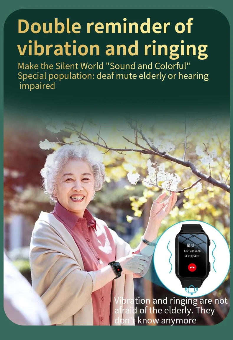4G Videoanruf Ältere GPS-Geräte mit LBS Smart Wearable Devices Health Care 4G Sos GPS-Uhr für alte Menschen