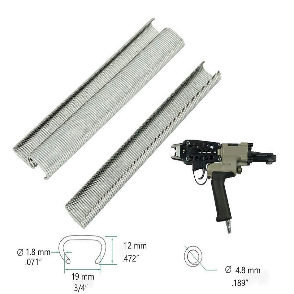 Hog Ring Gun for Fencing, Fastening, Gabion