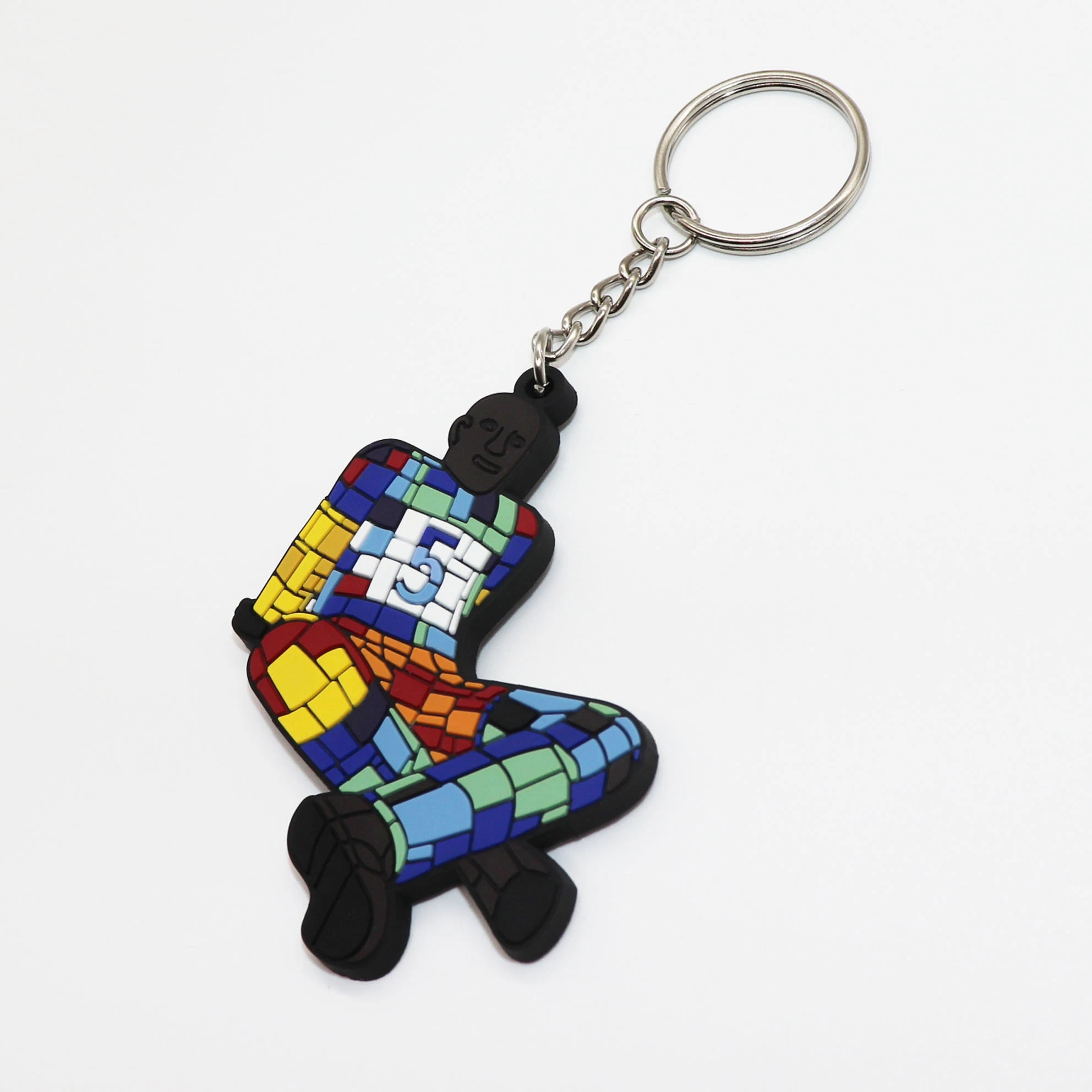 Customized Promotional Cute Soft PVC Key Ring