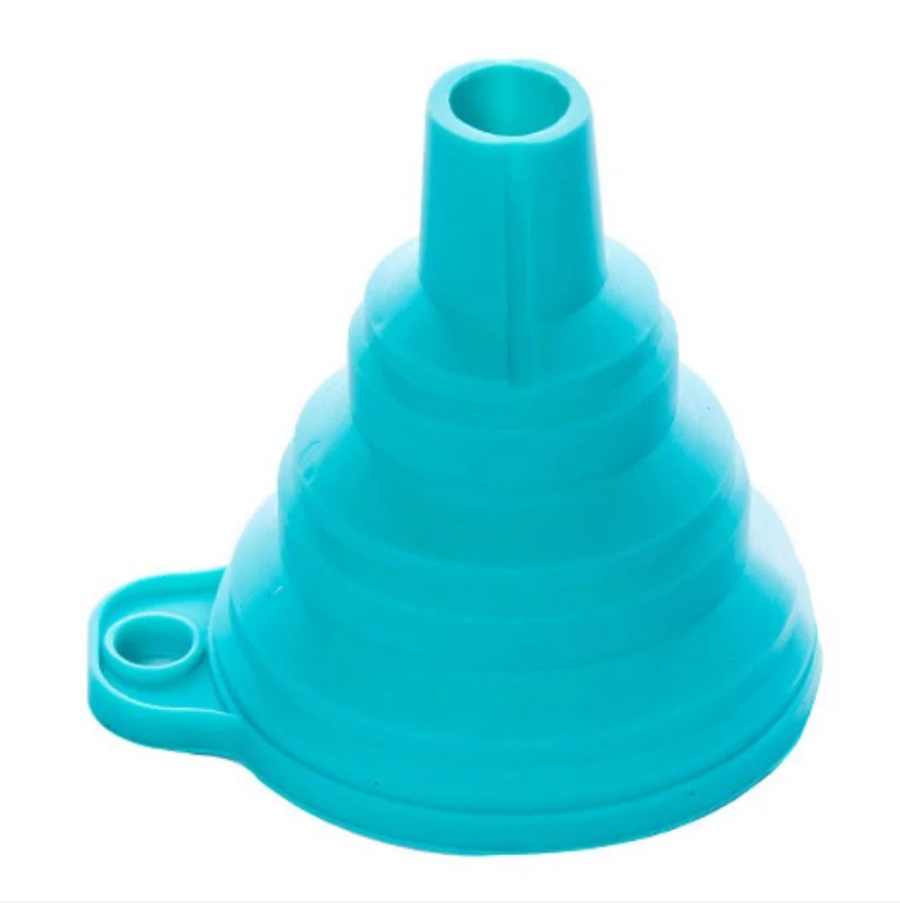 Silicone Household Kitchen Collapsible Funnel for Liquid and Powder Transfer