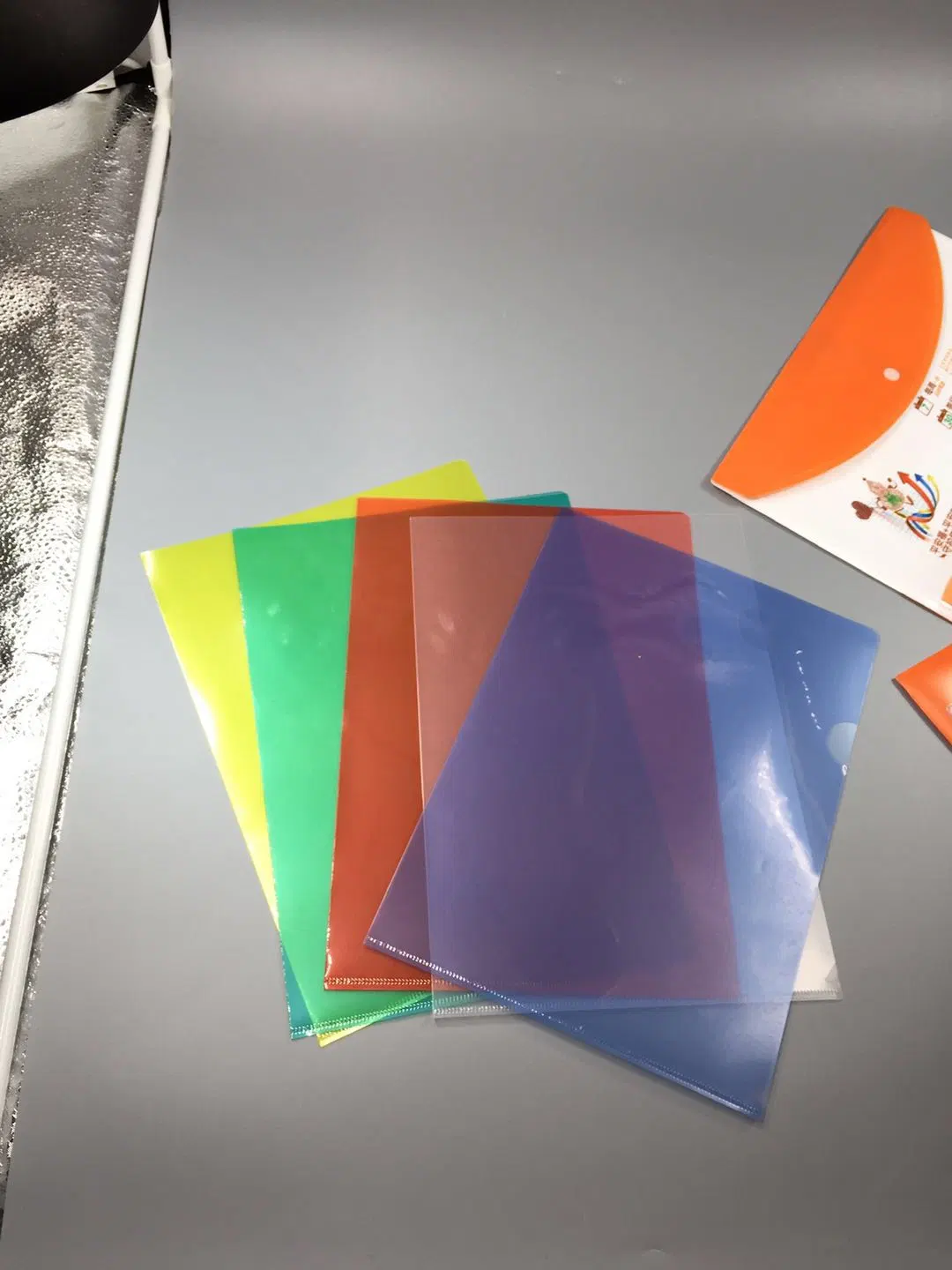 0.2mm Thickness A4 Transparent Color Heavy PP File Folder Pocket