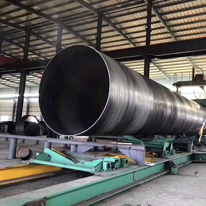 Tubo de aceite de la ronda de carbono de forma ASTM GRB SSAW API 5L X42 X46 X52 X70 Espiral de gran diámetro del tubo de acero galvanizado redondo soldado