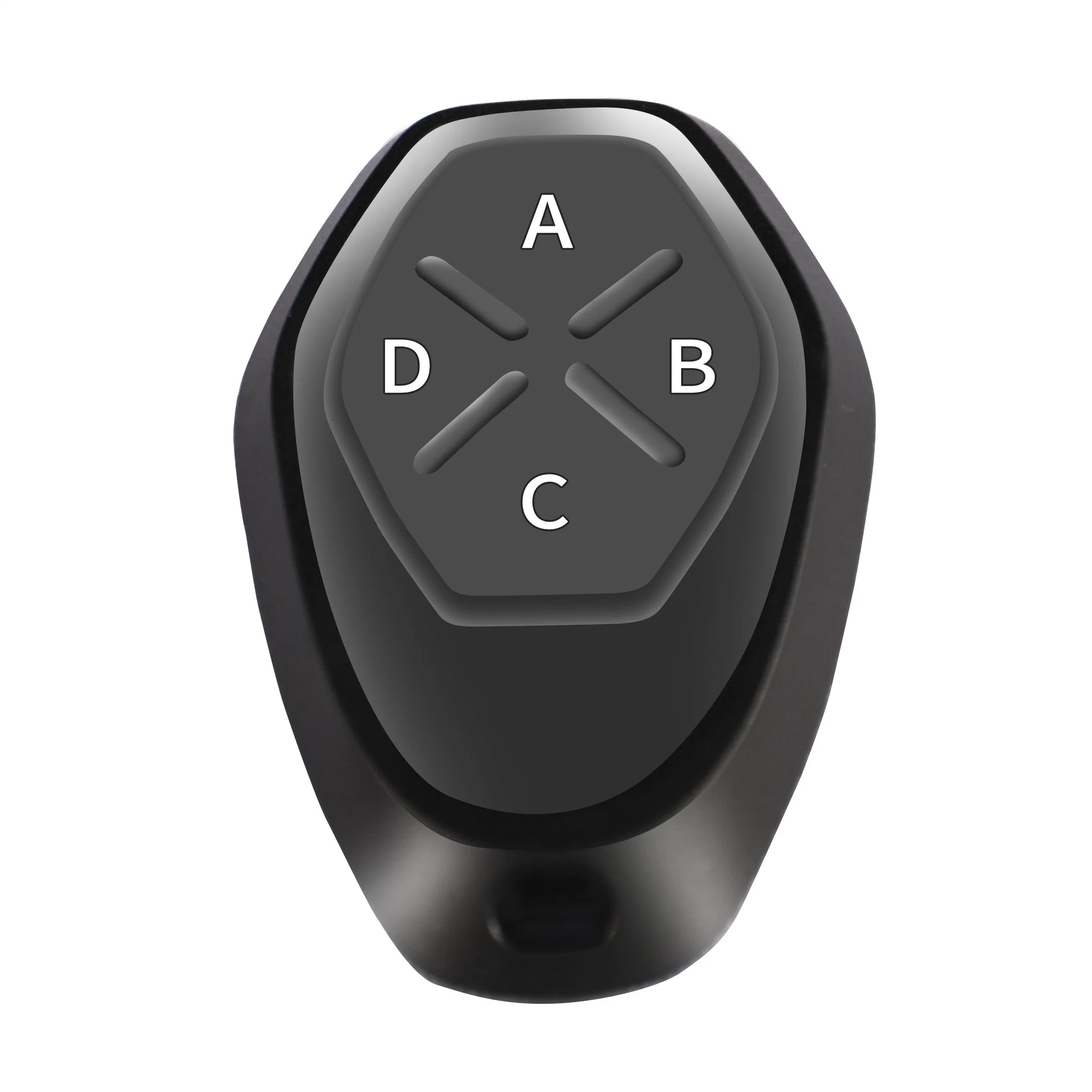 4 Buttons Black Garage Door Auto-Control Remote Control