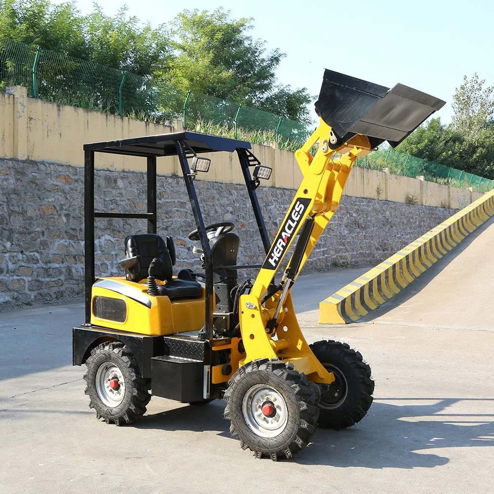 Customized ISO Approved Wheeled Heracles Track Front End All Electric Small Wheel Loader