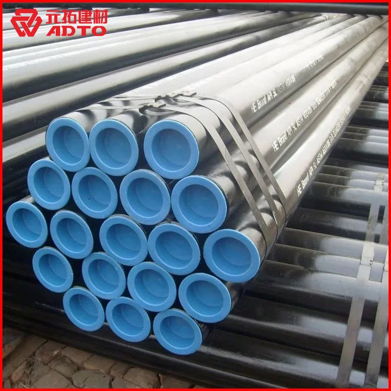 Carbon Steel ASTM A106 API 5L DIN GB 1629 Welded Line Pipe Straight Seam ERW LSAW X42/X52/X60 Seamless Spiral Galvanizing