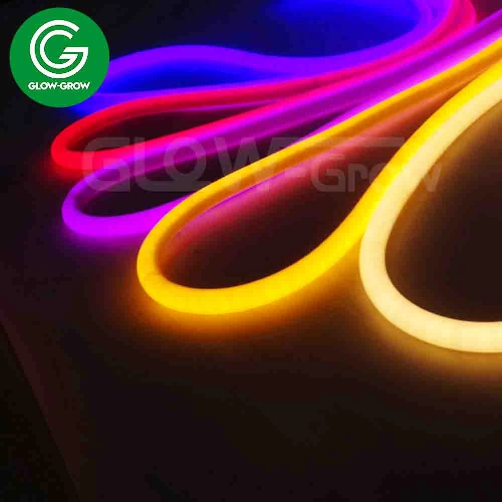 ETL UL Warm White IP65 360 Degree Beam Angle Dia 16mm Flexible LED Neon Tube Light for Indoor Outdoor Commercial Landscape Street Decoration