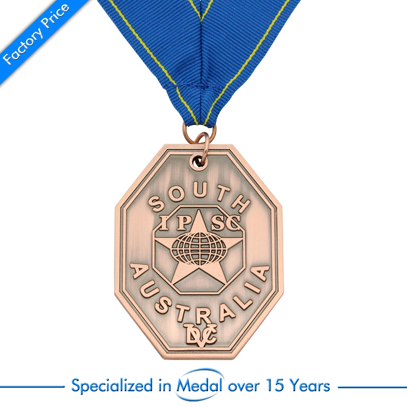 Promoción de la OEM/ODM Plata personalizada Souvenir Deporte Medalla premio