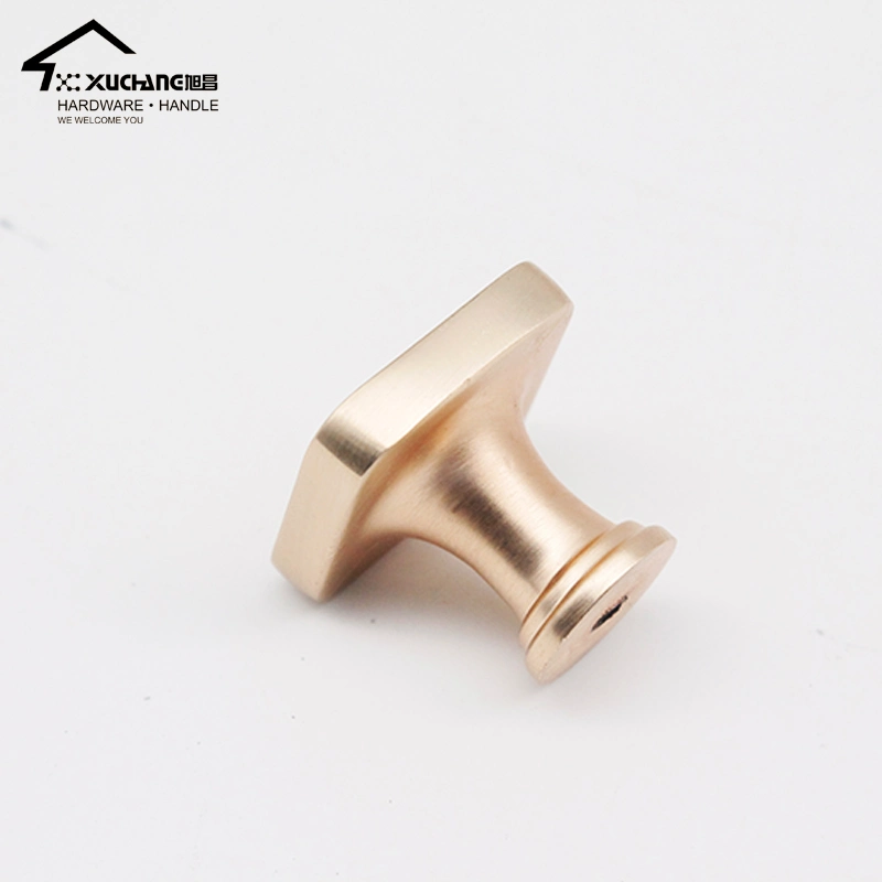 Hot Selling Xuchang Modern Small Square Furniture Knob Dresser Cabinet Knob Handle