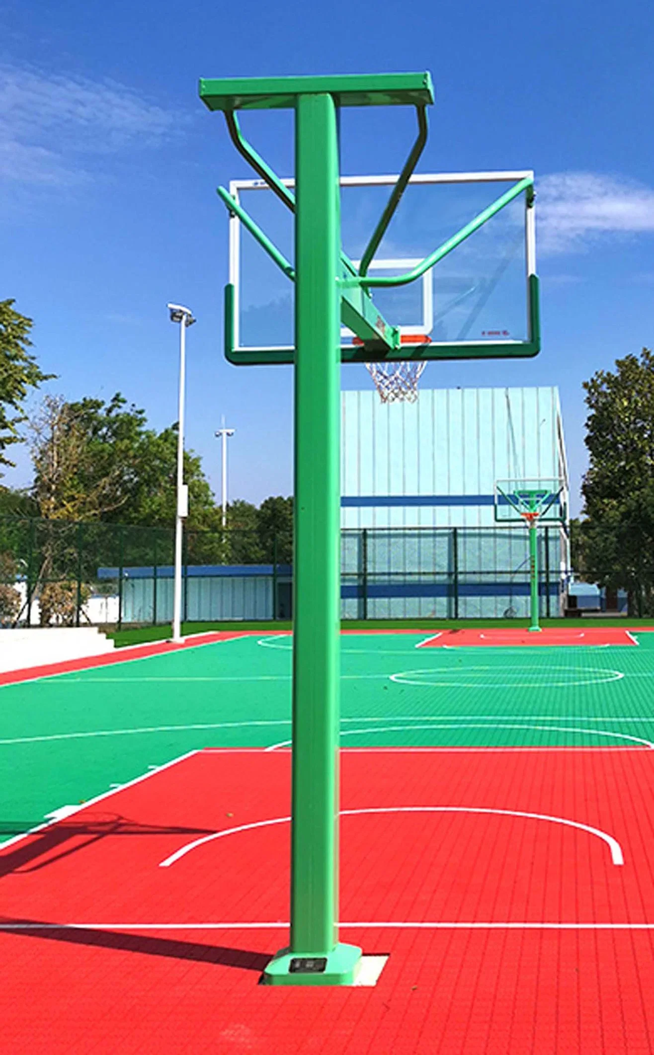 Múltiples modelos en el campo de baloncesto Hoop / Goal / System / Soporte Estándar con placa trasera de vidrio templado