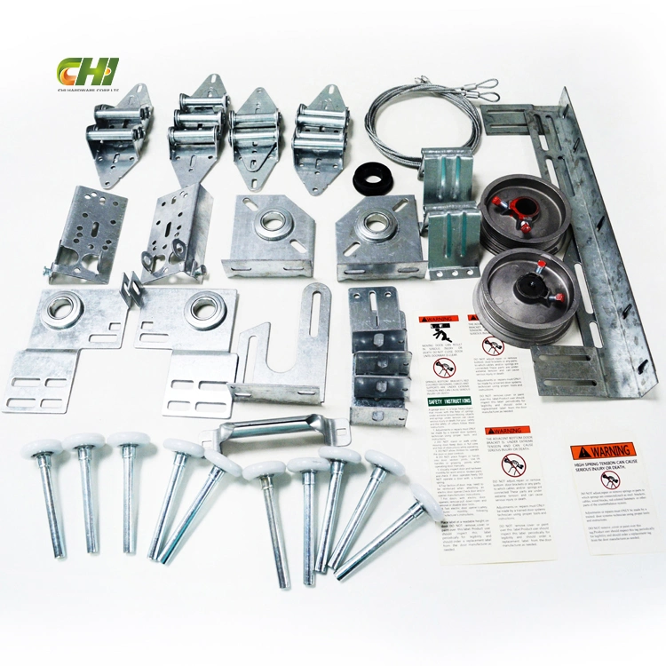 Kit complet d'isolation de porte de garage sectionnelle pour utilisation intensive conception polyrénageée Pièces de cadre en aluminium de porte de garage