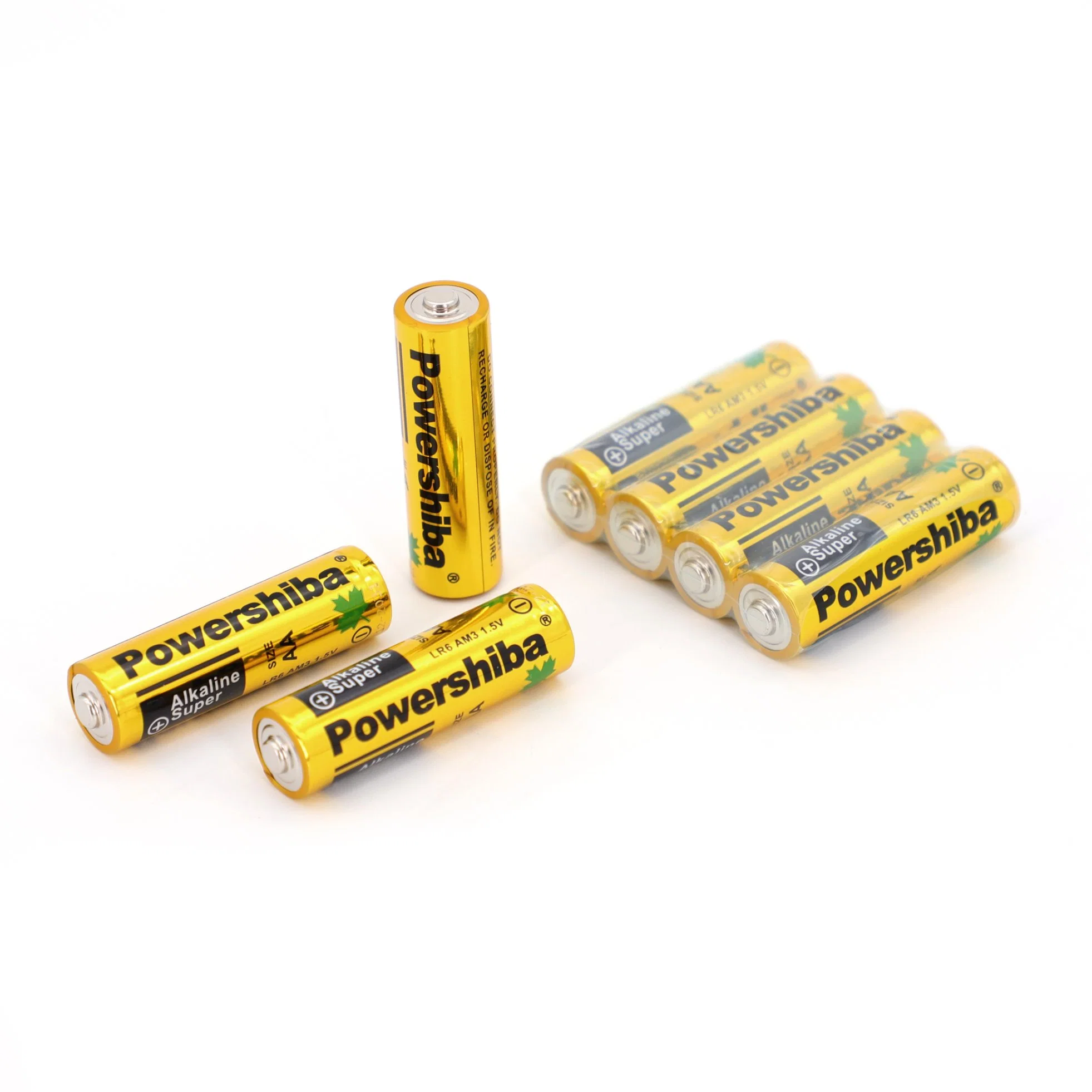 Am3 Lr6 AA Size Aluminum Jacket Alkaline Battery with RoHS Cetification