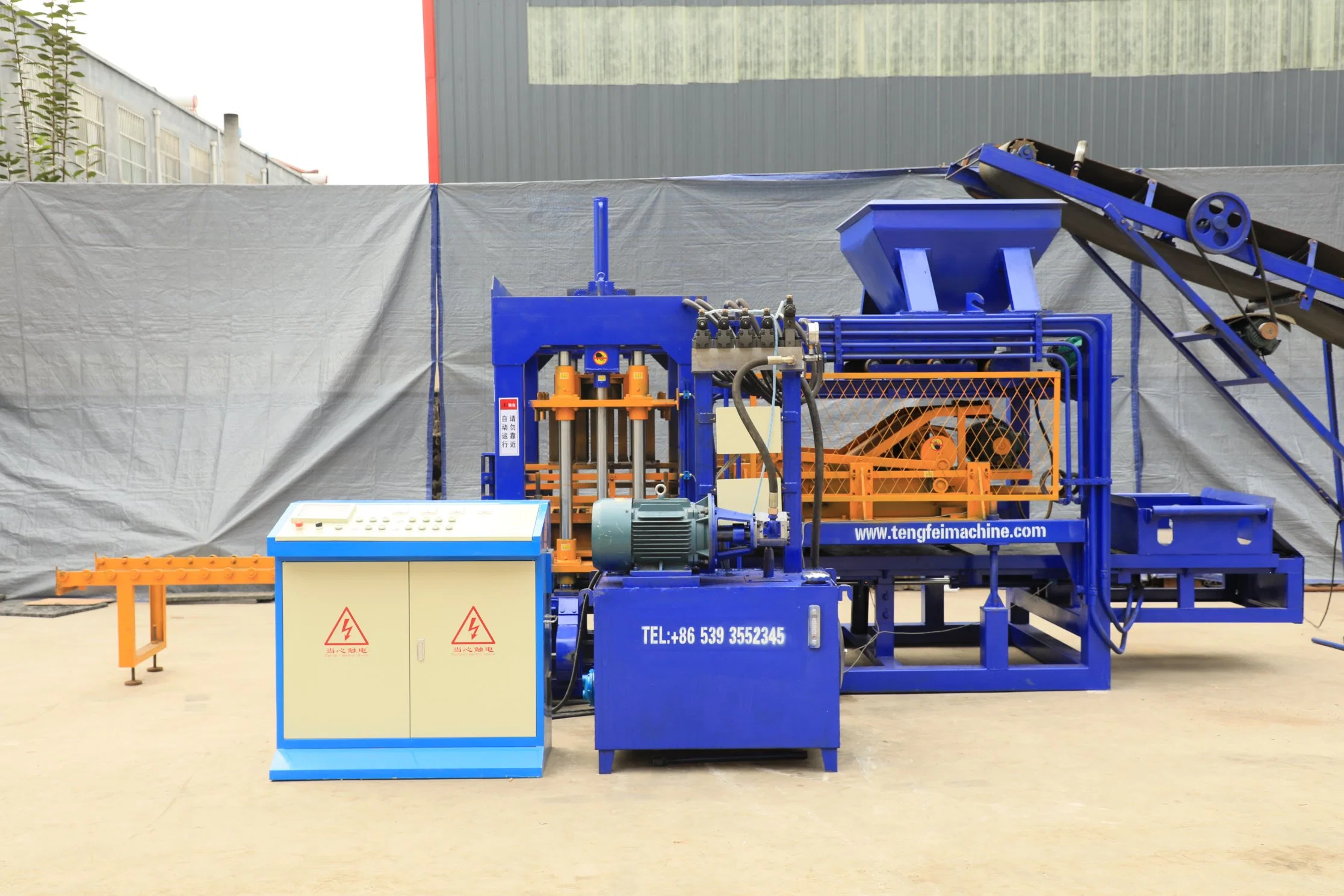 Automatic Used Cement Solid Block Making Machine Qt6-15 Concrete Hollow Brick Making Machine for Sale in USA