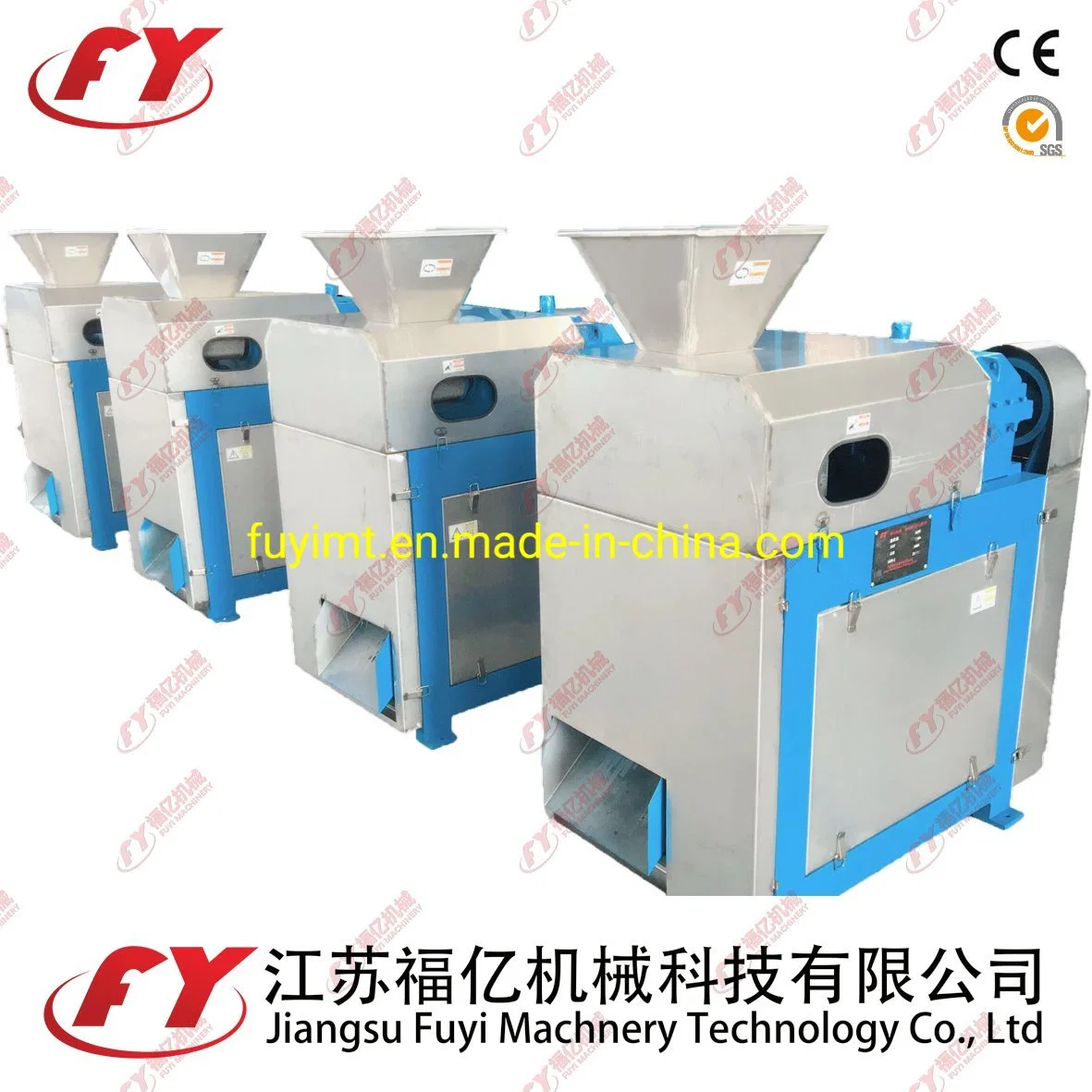 Energy Saving Double Roller Pressing Granulation With Compact Structure