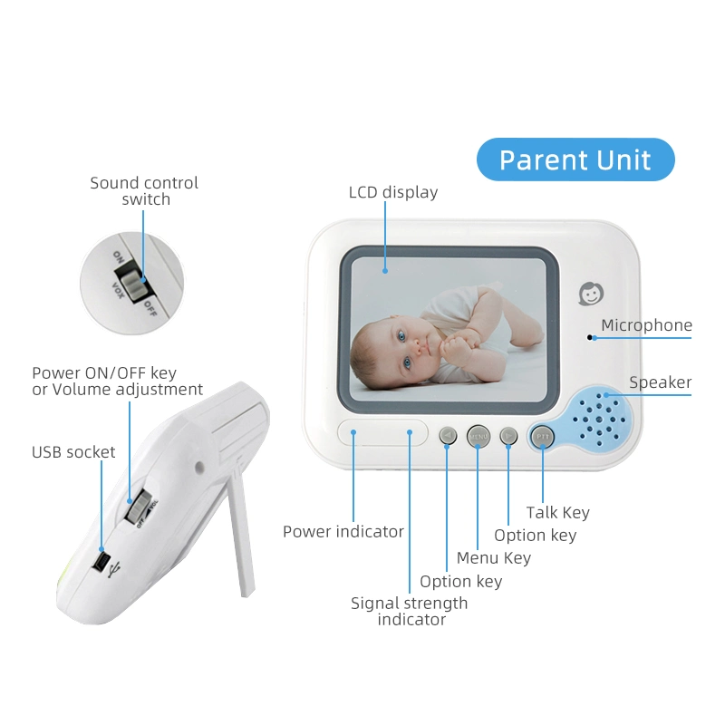 WiFi Remote Baby Monitor Camera Smart Home Security System with Camera