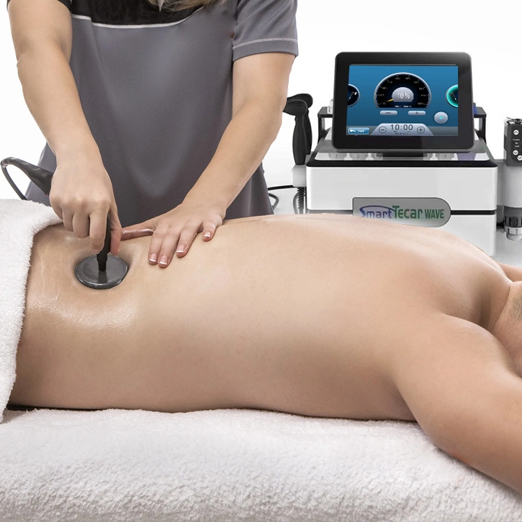 Tecarterapia EMS + Shock Wave + Tecar Radiofrequency RF Diathermy Cet Ret Energy Transfer Tecar Physical Therapy Equipment