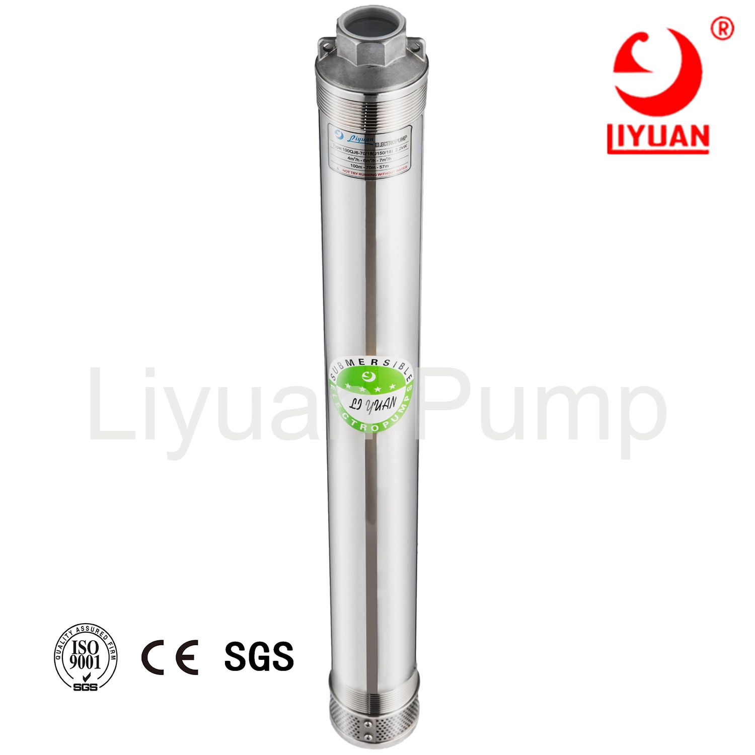 4 Inch Submersible Deep Well Pump with Stainless Steel Head