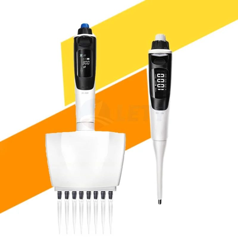 Electronic Pipette Multifunctional Pipette Multi-Channel 8 Channel Pipette Electronic Pipette